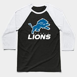 Detroit Lions Baseball T-Shirt